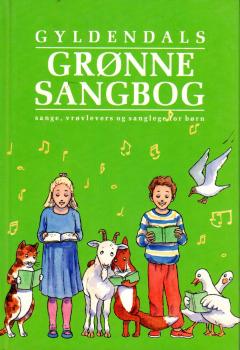 Book Danish - Songbook - Children´s book - Gronne Sangbog - songs with sheet music - dansk